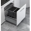 Image de Poubelle de cuisine encastrable pour meuble coulissant 40L Hailo Separato K600 Coloris - Gris Anthracite