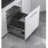 Image de Poubelle de cuisine encastrable pour meuble coulissant 34L Hailo Separato K 600 Coloris - Noir