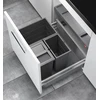 Image de Poubelle de cuisine encastrable AS Allegro S295 18L + 2x8L Hailo