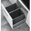 Image de Poubelle de cuisine encastrable AS Allegro S380 2x28L Hailo