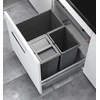 Image de Poubelle de cuisine encastrable AS Allegro S380 28L + 2x13L Hailo