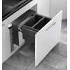 Image de Poubelle encastrable 46L 2 bacs (28+18) AS Cargo Aqua 750
