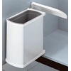 Image de Poubelle de cuisine encastrable sous évier 18L Hailo AS Uno Coloris - Blanc
