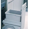 Image de Poubelle de cuisine coulissante encastrable 30L Hailo Euro Cargo S