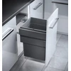 Image de Poubelle de cuisine coulissante encastrable 55L Hailo Cargo Synchro