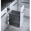 Image de Poubelle de cuisine coulissante encastrable 30L Hailo Cargo Synchro