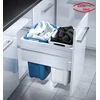 Image de Double panier à linge encastrable 66L Hailo Laundry Carrier 450