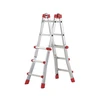 Image de Echelle pliable multifonction télescopique en alu 4x3 échelons 2,8m/3,7m Hailo ProfiStep Multi