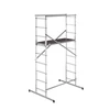 Image de Echafaudage pour escalier intérieur et extérieur 1,7m/3,7m en aluminium Hailo HobbyStep H4