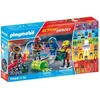 Image de PLAYMOBIL 71468 My figures : métiers a risque - avec quatres personnages du domaine des pompiers - Les pompiers - Des 5 ans