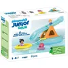 Image de PLAYMOBIL Junior 71687 Ilôt avec toboggan aquatique, Jouet pour le bain, Des 12 mois