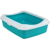 Image de Bac à litière Classic avec rebord - Turquoise