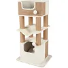 Image de TRIXIE Arbre a chat LUCANO - 110 cm - Blanc/Taupe