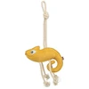 Image de Caméléon sur corde en cuir véritable