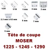 Image de Têtes de coupe pour tondeuse Moser 1225T - 1245 - 1290