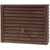 Image de Récupérateur d'eau aspect bois foncé 350L, Woody Plastique
