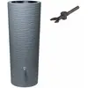 Image de Récupérateur d'eau avec bac à fleurs 350L, Natura Plastique