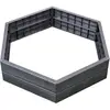 Image de Lot de 2 carrés potagers forme hexagonale Plastique