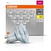 Image de OSRAM LED Base LED-Spot Lampe (ex 50W) 4,3W / 2700K GU10 10 pièces, blanc chaud