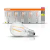 Image de OSRAM LED Base Lampe Classique (ex 60W) 7W / 2700K Pack de 5 E27, Blanc chaud