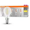 Image de OSRAM LED Base Classic Lampe LED à filament (ex 40W) 4W / 2700K blanc chaud E14, pack de 5