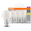 Image de Lampe LED OSRAM LED BASE CLASSIC A Lampe LED 6,5 W 827 Frosted B22d, 806 lm, 2700 K, blanc chaud, lot de 3