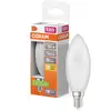 Image de OSRAM LED Star Lampe LED forme bougie mate (ex 60W) 7,5W / 2700K blanc chaud E14