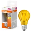 Image de Lampe LED OSRAM LED STAR DÉCOR CLASSIC A 2,5W 622 Jaune E27, 235 lm, 2200 K, Jaune