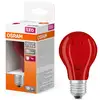 Image de Lampe LED OSRAM LED STAR DÉCOR CLASSIC A 2,5W 510 Rouge E27, 45 lm, 1000 K, Rouge