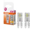 Image de Lampe LED OSRAM PIN G9 1,9 W 827 Clear G9, 200 lm, 2700 K, blanc chaud, lot de 2