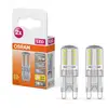 Image de Lampe LED OSRAM PIN G9 2,6 W 827 Clear G9, 320 lm, 2700 K, blanc chaud, lot de 2
