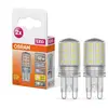 Image de Lampe LED OSRAM PIN G9 4,2 W 827 Clear G9, 470 lm, 2700 K, blanc chaud, lot de 2
