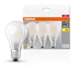 Image de OSRAM LED BASE CLASSIC A lampe matte (ex 75W) 7,5W / 2700K blanc chaud E27, pack de 3