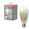 Image de Ampoule LED Edison à filament LEDVANCE SMART+ Wifi E27 8 W 806 lm, 2 700 6 500 K, blanc réglable