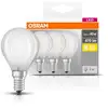 Image de OSRAM LED Base Lampe LED mate (ex 40W) 4W / 2700K blanc chaud E14 pack de 3
