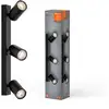 Image de LEDVANCE LED SPOT OCTAGON Plafonnier 3 x 3,4W, GU10, 690lm, noir