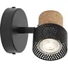 Image de LEDVANCE SPOT DÉCOR CORK Plafonnier, 1 x 3,4W, 230lm, noir