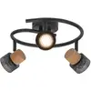 Image de LEDVANCE SPOT DÉCOR CORK Spiral Plafonnier, 3 x 3,4W, 690lm, noir