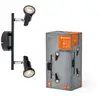 Image de LEDVANCE LED SPOT GU10 Plafonnier 2 x 3,4W, 460lm, noir