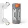 Image de LEDVANCE LED SPOT OCTAGON Plafonnier 2 x 3,4W, GU10, 460lm, blanc