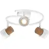Image de LEDVANCE SPOT DÉCOR CORK Spiral Plafonnier, 3 x 3,4W, 690lm, blanc