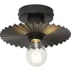 Image de OSRAM DECOR Plissé Plafonnier E27 Gris Foncé