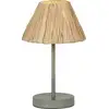 Image de OSRAM DECOR Lampe de table Decor Raphia vert-brun, E27, 200 mm