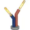 Image de OSRAM DECOR Lampe de table paille, 2 flammes, E27, multicolore
