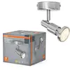 Image de OSRAM LED SPOT ARGENT BROSSÉ GU10 2.6W, 230 lm, 2700 K, Blanc chaud