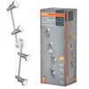 Image de OSRAM LED SPOT ARGENT BROSSÉ Plafonnier, GU10, 4 x 2.6W, 2700K