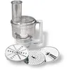 Image de Multimixeur - BOSCH - Pour Kitchen machine MUM5 - Couteau universel, râpe et disque double tranchant - Blanc transparent