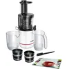 Image de Extracteur de jus - BOSCH - MESM500W VitaExtract - Blanc/chrome - 150 W - 1 vitesse + reverse - syst. de sécurité sur le couvercle