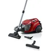 Image de Aspirateur Traineau sans sac - BOSCH - BGC41Q69 - 600 W - ProSilence - 70 dB - Rouge