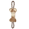 Image de Peluche avec corde, un jouet deux en un pour chien